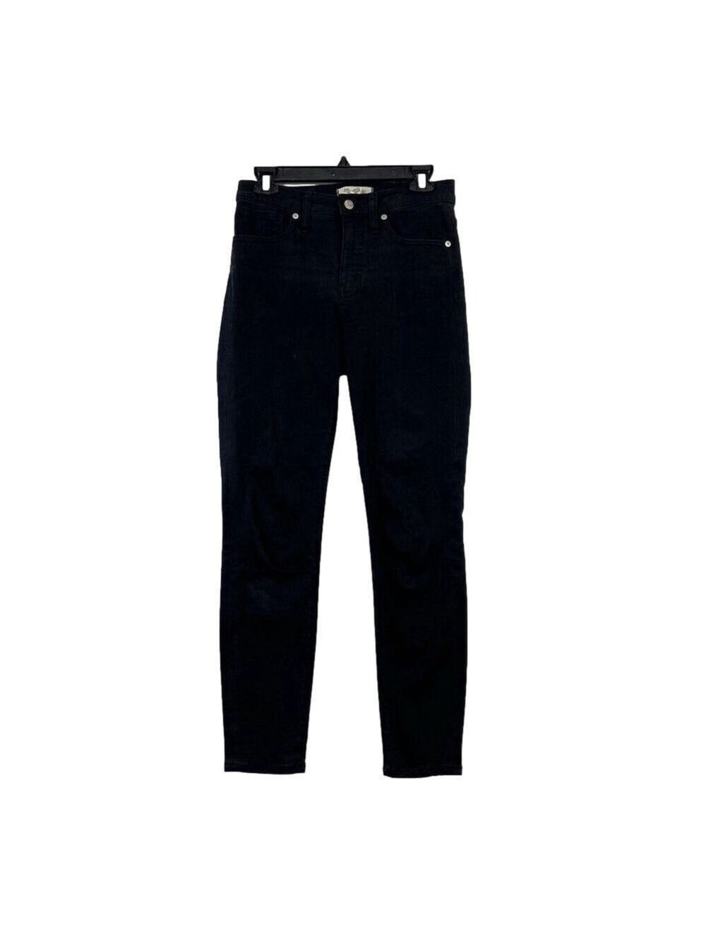 Madewell 9" Mid rise Skinny Jeans Stretch Boho Sz 27 Black
